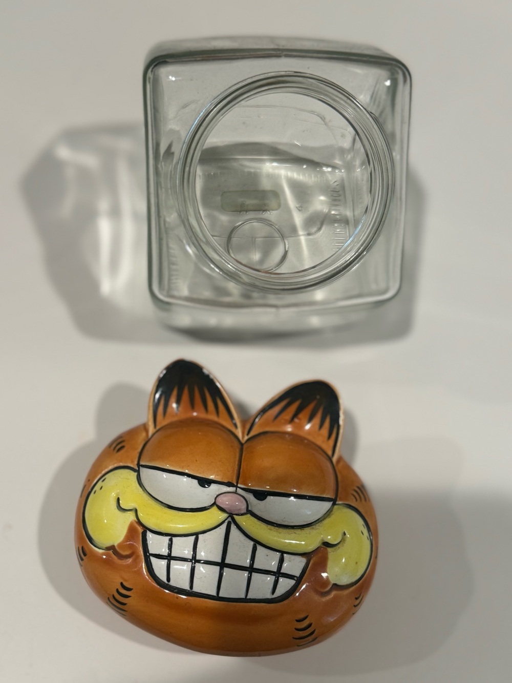 Vintage 1980s Garfield Candy Ceramic Canister